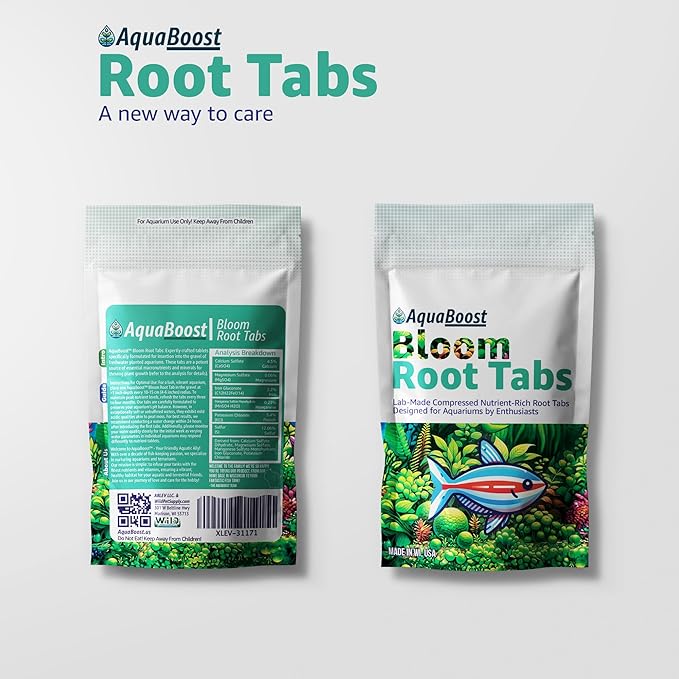 Bloom Root Tabs Aquarium Plant Supplement | Fish Tank Root Tabs (20 Pack)