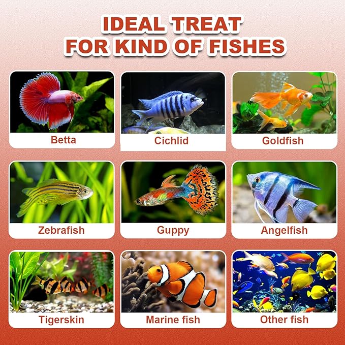 Instant Brine Shrimp Fish Food - High Protein Non-Living Adult Shrimp Liquid for Bettas, Goldfish, Cichlids - Color Enhancer (12.7oz)