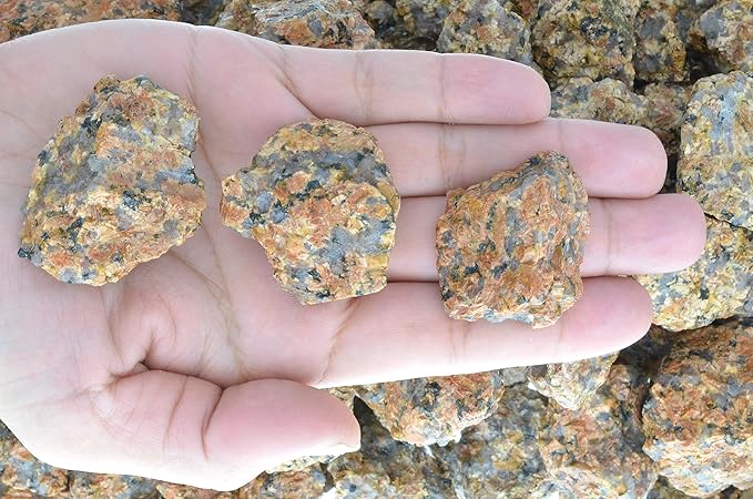 Fantasia Materials: 2 lbs Orange Terraluminite Rough Stones from India