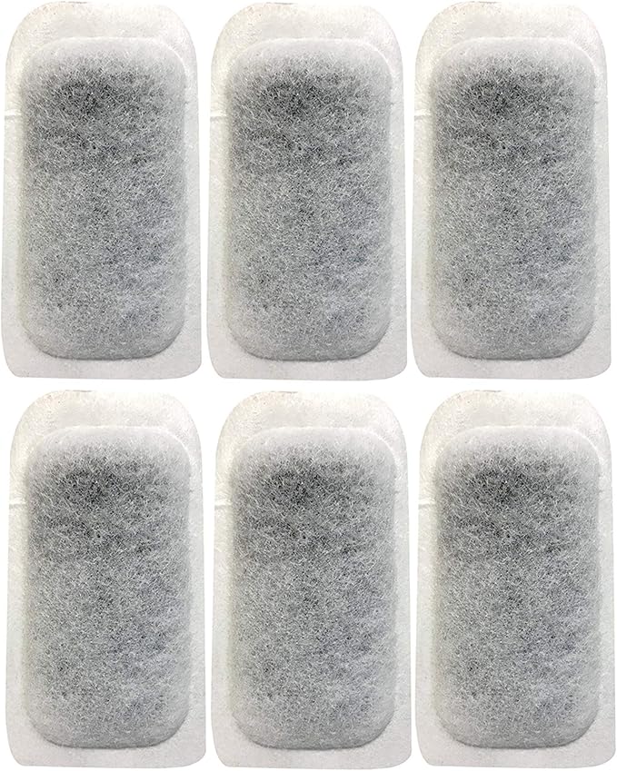 Penn-Plax Replacement Filter Media Cartridge for NuWave Betta Fish Tank Kit – 6-Pack