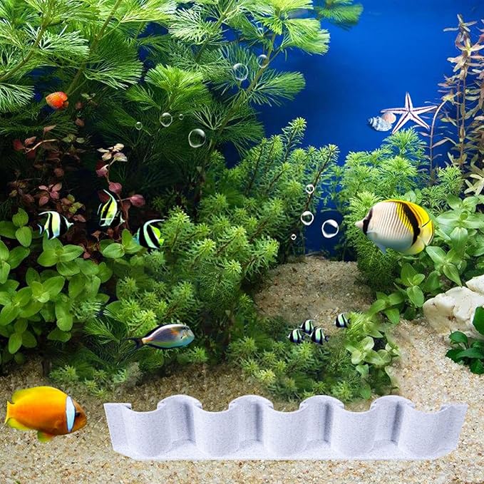Aquarium Substrate Barrier Divider | Fish Tank Sand Screen Fence for Landscaping, Decorative Board to Separate Gravel & Soil Layers in Aquariums, Terrariums & Planted Tanks Setup