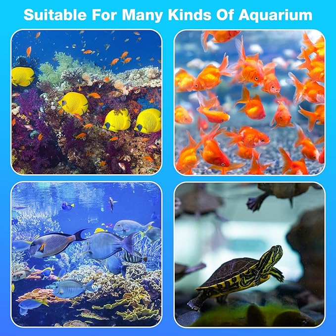 xbbwmrs 6-Pack Aquarium Filter Cartridges, Compatible with EZ-Change #3 and Rite-Size C