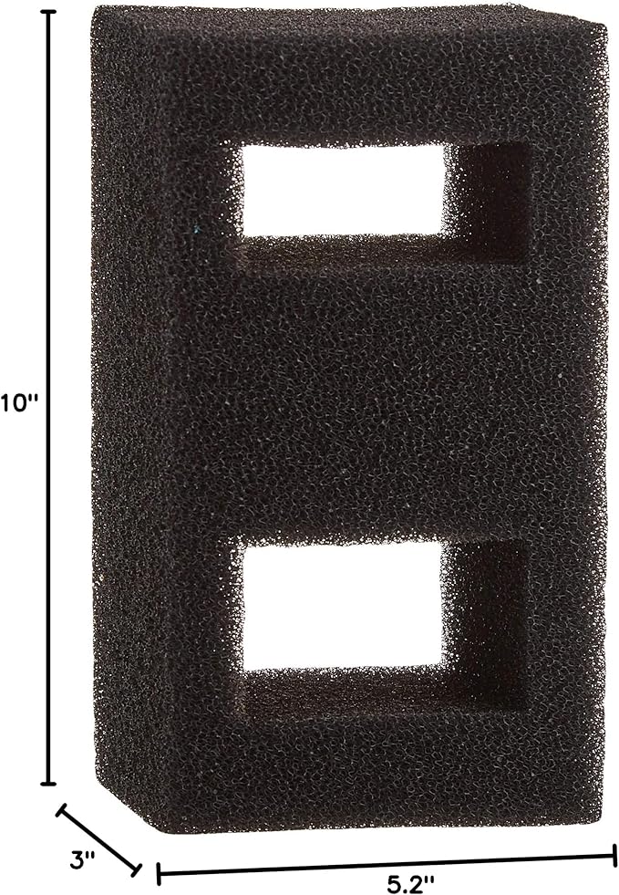 Fluval Flex Foam Filter Block, Replacement Aquarium Filter Media, A1375 (Pack of 2)