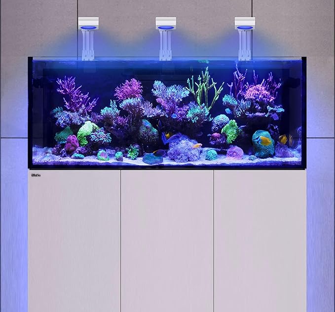 PopBloom RL90 300 Watts Smart-APP Control LED Reef Aquarium Light for 60inch 150CM 6ft Saltwater Aquarium Coral Reef Marine Fish Tank LPS/SPS