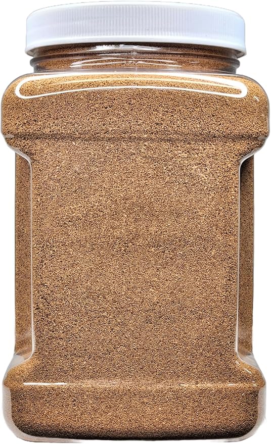 Golden Pearls 300-500 Micron Size New Fry, uveniles of Shrimp, Axolotls, Discus, Cichlids, Catfish, Tetras, Angel Fish, Guppies, Bettas, Goldfish, Corals, Reefs …10oz Small Jar