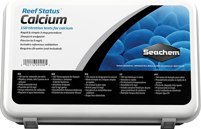 Seachem Reef Status Calcium Test Kit
