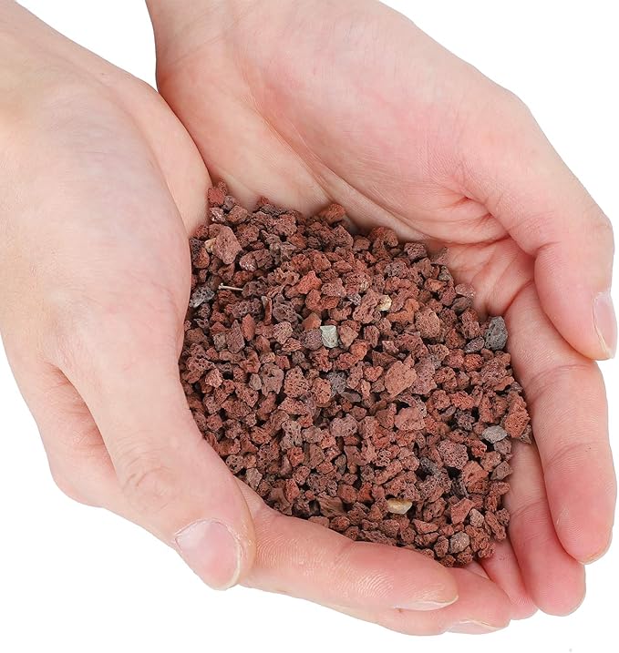 Aquarium Landscaping Gravel Volcanic Sand, Natural Porous Stone Pebbles 1L - Colorfast, Safe Water Purification, Ideal for Fish Tanks Decoration