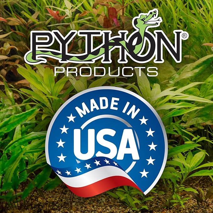 Python No Spill Clean and Fill Aquarium Maintenance System, Gravel Cleaner and Water Changer, 100 Foot