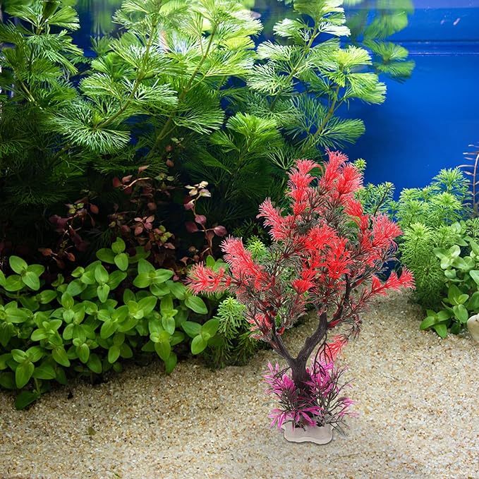 iplusmile Fish Tank Landscaping Water Plants Plastic Plants Fish Tanks Accessories Fake Office Decorations Aquarium Decors