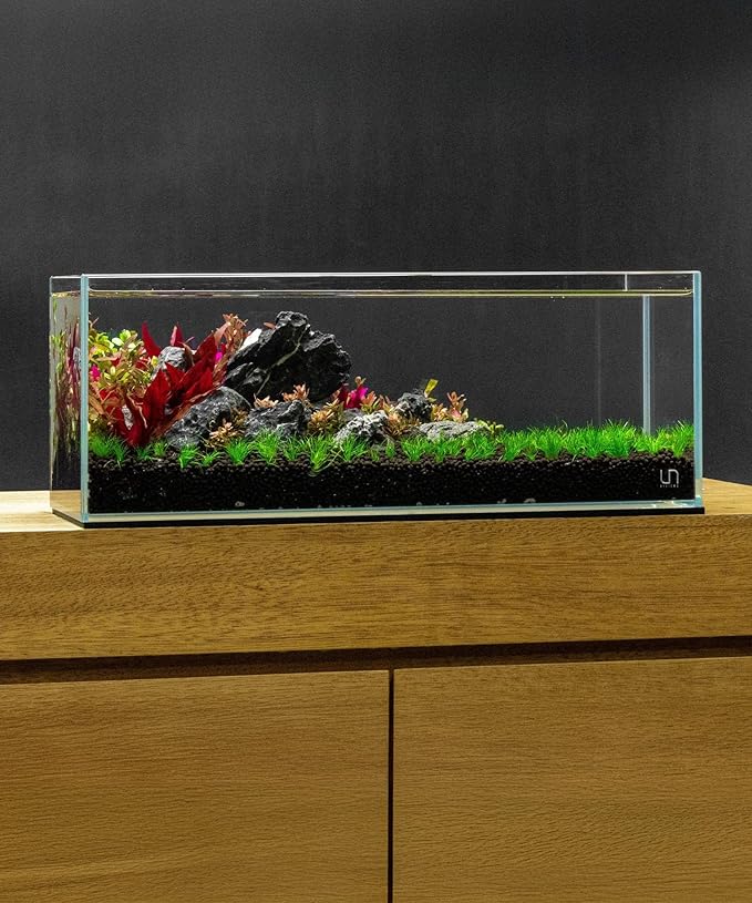 SubstrateSource Natural Aquarium Stones - Bug-Eaten, Pahai, Dark Bluish Green Decorative Aquascaping Rocks for Betta Fish Tank, Cichlids, Shrimp, Hermit Crab & Reptile Enclosure - Hakkai, 10 LB