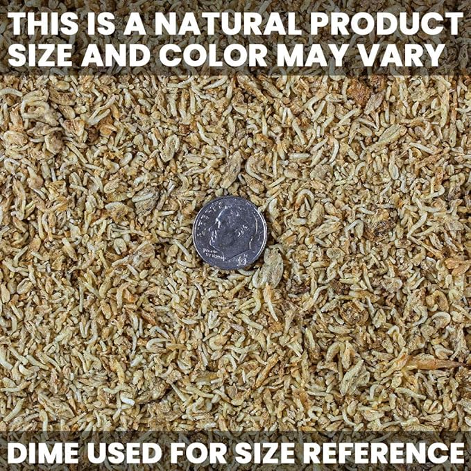 San Francisco Bay Brand Freeze-Dried Mysis Shrimp - Premium Fish Food, Tropical Fish Food, Shrimp Food - Ideal for Freshwater and Saltwater Fish, Cichlids, Angels, Seahorses - 0.88 oz (25g)