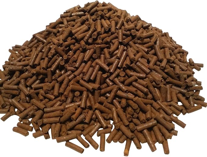 5-Type 1/8" x 7/16" Sinking Sticks of Multi-Worms, California Blackworms, Tubifex Worm, Earthworms, Bloodworm Sticks for Shrimp, Snails All Tropical Fish - 1/2-lb