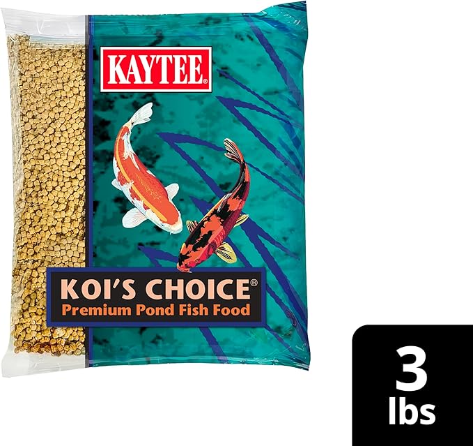 Kaytee Koi’s Choice Koi Floating Fish Food, For Koi, Goldfish and Pond Fish, 3 pounds
