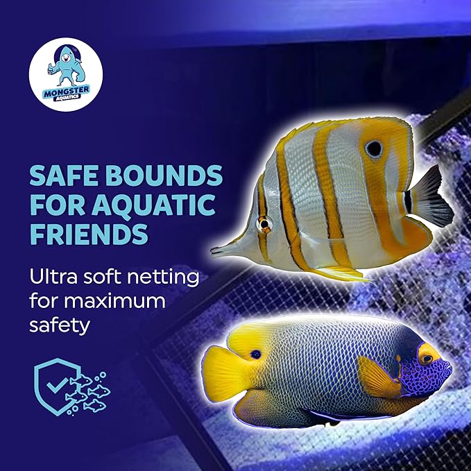 Clear Mesh Netting Material - 4'x5' - Plastic Mesh Screen Netting for Fish Aquarium Screen Top Cover - Aquarium Top - Aquarium Screen (4' x 5')