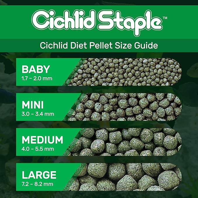 Hikari 2-Ounce Cichlid Staple Floating Pellets For Pets, Mini