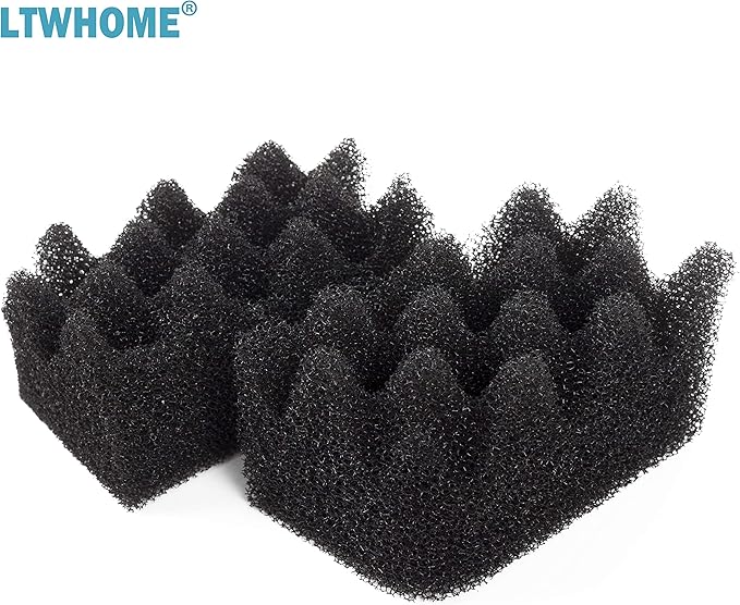 Bio-Foam Filter Pads Fit for Fluval 304/305/306/404/405/406(Pack of 6)