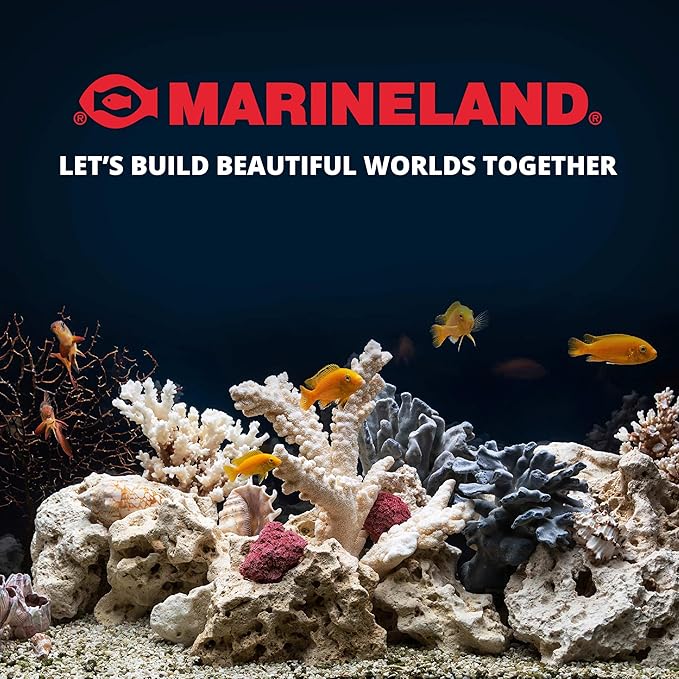 Marineland Magniflow 180 Canister Filter For Freshwater, Saltwater Aquariums Provides 3-Stage Mechanical, Chemical And Biological Filtration For a Clean Tank, With Rite-Size S Filter Media, 1 Count