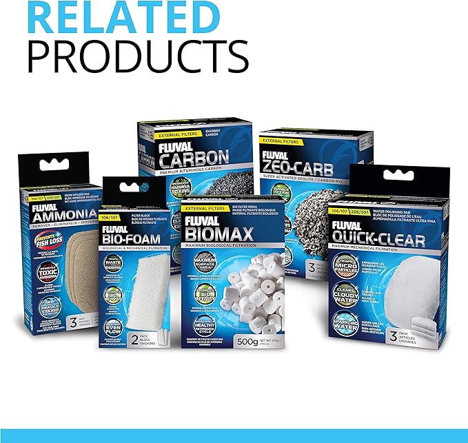 Fluval 407 Blue BioFoam MAX, Replacement Aquarium Filter Media