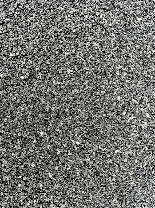 Aqua Natural Pewter Black 20lb Gravel Substrate for aquascaping, Aquariums, vivariums and terrariums 4-6mm