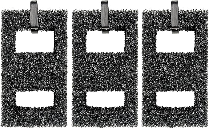 Fluval (3 Pack) Flex 15g Black Foam Filter Insert