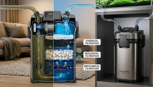 The Ultimate Guide to Aquarium Filtration: Pumps, Filters, and Crystal-Clear Water