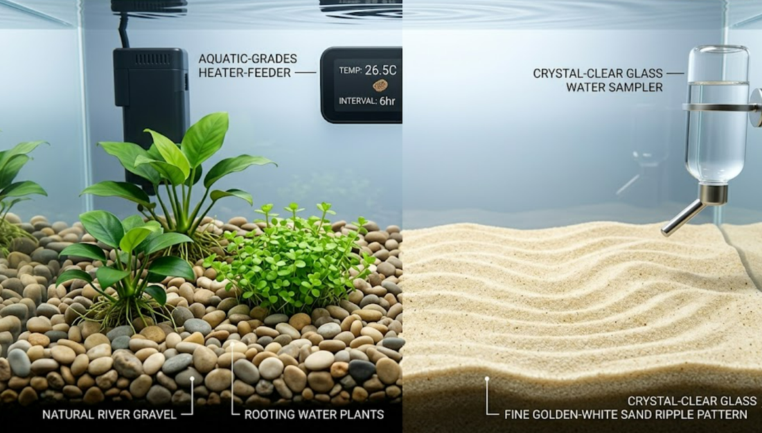 The Ultimate Guide to Aquarium Substrates: How to Choose Between Gravel and Sand