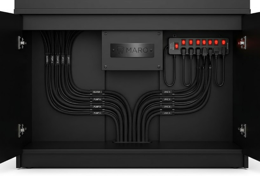 Aquarium Cabinet Cable Management: Organizing Power Strips, Drip Loops, and Cable Sleeves Safely