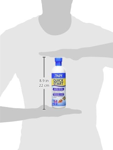 (2) API Quick Start 16oz Bottles for Freshwater and Saltwater Aquariums.