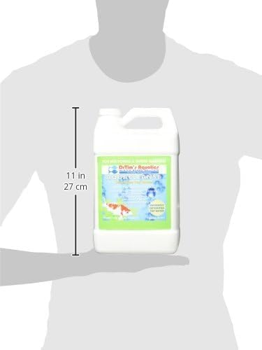 DrTim’s Aquatics AquaCleanse for Koi Aquariums – 128 oz – Tap Water Detoxifier, Dechlorinator & Ammonia Reducer for New and Cycled Fish Tanks