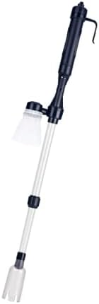 Electric Aquarium Fish Tank Siphon Pump Vacuum Gravel Water Filter Cleaner Pipe for Wash Sand Water Changing Water Shower Absorb Dirt