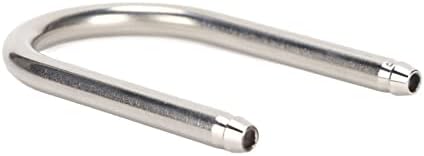 Pssopp Aquarium U Shape Tube Stainless Steel CO2 System U Shape Tube Connector for Aquarium Connecting Air Line