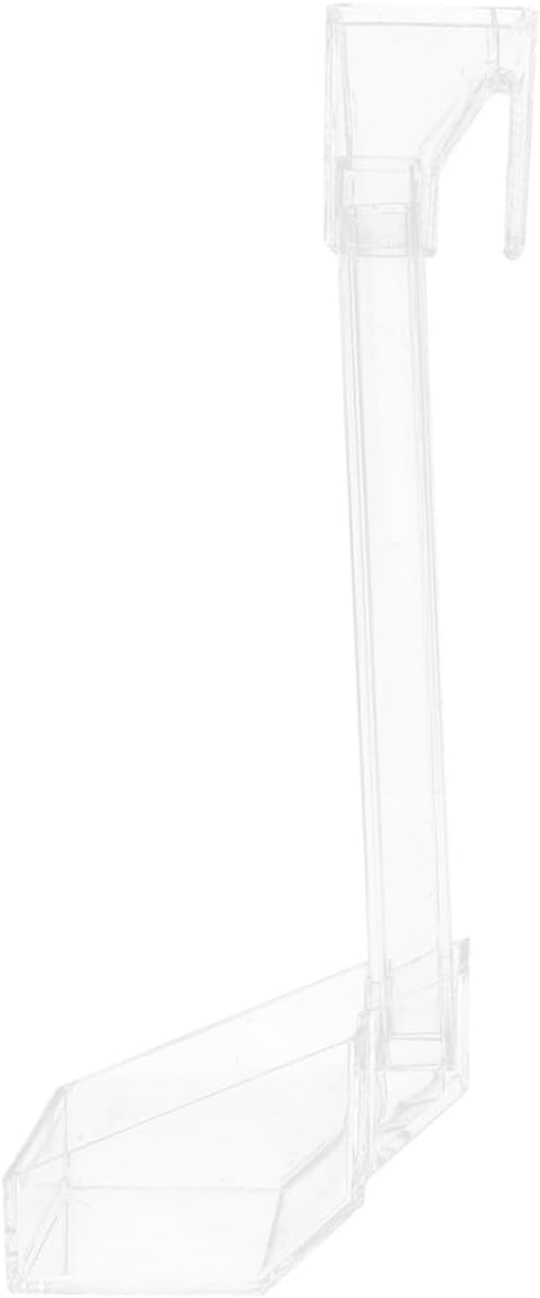 DOITOOL Acrylic Aquarium Fish Feeder Tube with Shrimp Feeding Dish 21cm for Fish Tank Automatic Feeding Aquarium Accessories