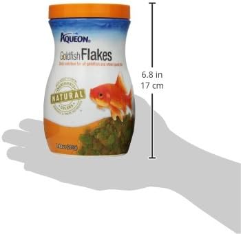Aqueon Goldfish Fish Food Flakes, 7.12 Ounces