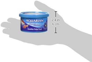 AQUARIAN Complete Nutrition Goldfish Food Flakes, 25g