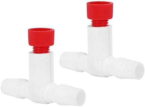 2PCS Aquarium Protein Skimmer Air Valve, Plastic Fine Adjustment Protein Separator Air Valve Protein Skimmer Accessories Universal for MS Protein Separator