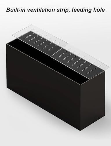 Custom Acrylic Aquarium Top Cover - Jump-Proof Cat Protection Hood with Fresh Air Vent, 45x40CM (17.7x15.7in) - Perfect for Fish Safety and Easy Access