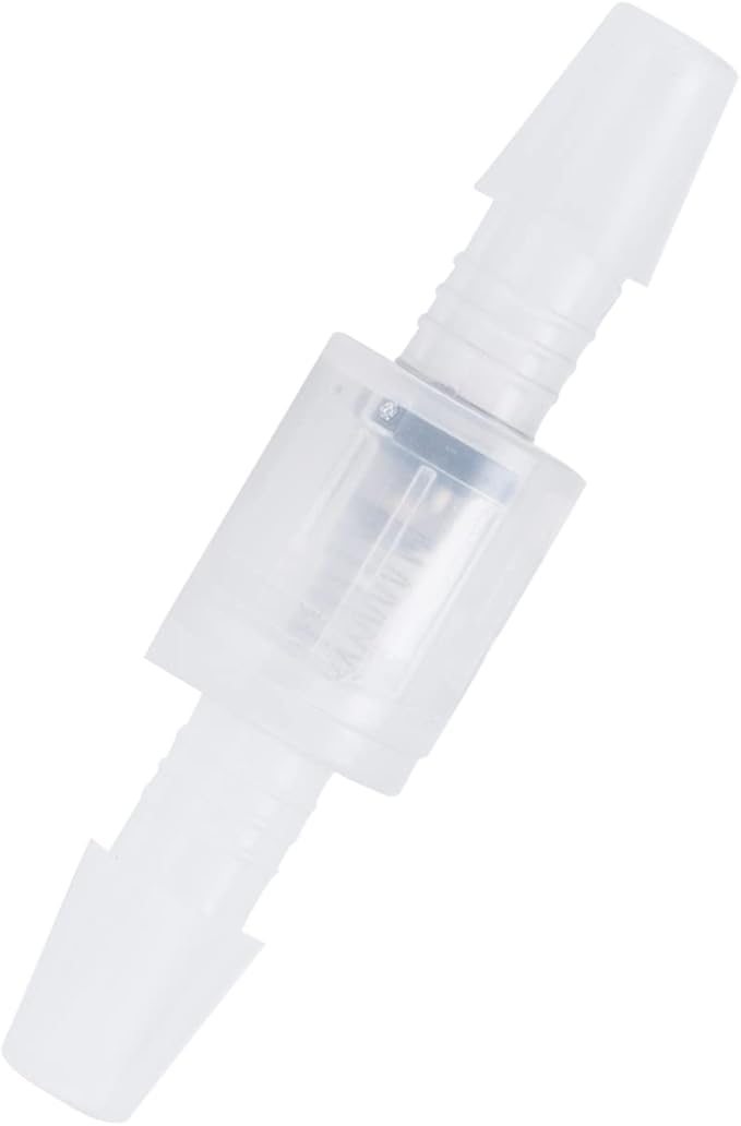 Check Valve Air Pump Accessories PP NonSlip Airtight Valve for Aquarium Hydroponics Air Tubing 1/4 Inch (1/4'')