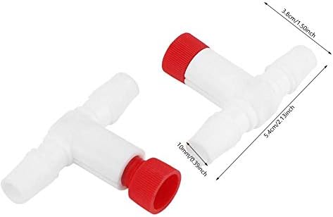 2PCS Aquarium Protein Skimmer Air Valve, Plastic Fine Adjustment Protein Separator Air Valve Protein Skimmer Accessories Universal for MS Protein Separator