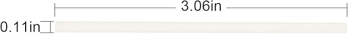 Aillsa Ceramic Shaft Assembly Compatible with Fluval 304, 305, 404, 405 for Impellers w/Straight Fan Blades Only, A20066 External Filter Replacement Shaft