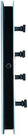 Aquarium Light Suspension System 12 Inch Adjustable Aluminum Tank Bracket Hanging Kit for T5 T8 LED Metal Halide Lamp Reef Marine Fish Tank Lighting Holder Mount Rail Hanging Support System