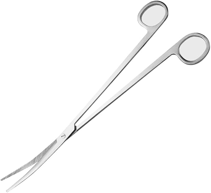 Curved Aquarium Scissors Water Fish Tank Plant Scissors Small Aquascaping Scissors Aquatic Plant Scissors Long Terrarium Scissors