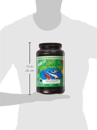 MICROBE-LIFT MLLFGMD Fruits and Greens Floating Fish Food Sticks for Ponds, Water Gardens, and Fountains, Safe for Live Goldfish and Koi, 2 Pounds