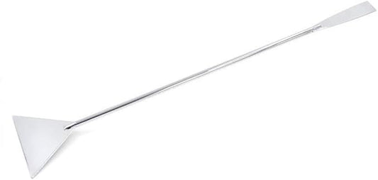 lasenersm 1 Piece Fish Tank Spatula Stainless Steel Aquarium Spatula Fish Tank Scraper Aquarium Scraper Aquarium Sand Scraper Aquarium Substrate Spatula, Silver