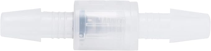 Check Valve Air Pump Accessories PP NonSlip Airtight Valve for Aquarium Hydroponics Air Tubing 1/4 Inch (1/4'')