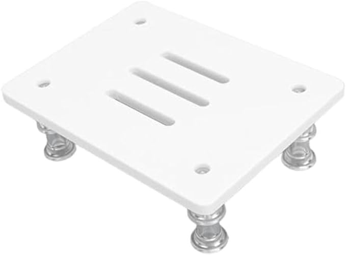 Adjustable Height Fish Tank Water Pump Stand, Anti-Vibration Elevated Rack with Reinforced Feet for Submersible Pumps, Reduces Noise and Sand Suction, Plastic Bracket in Multiple Sizes(small)