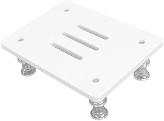 Adjustable Height Fish Tank Water Pump Stand, Anti-Vibration Elevated Rack with Reinforced Feet for Submersible Pumps, Reduces Noise and Sand Suction, Plastic Bracket in Multiple Sizes(small)