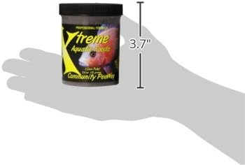 Xtreme Community Peewee 1.5mm Pellets: Slow Sinking & Ideal for Community Fish - Boosts Immune & Digestive Health, Enhances Color & Energy, Max Protein Fish Food – USA Farm Grown (5oz)