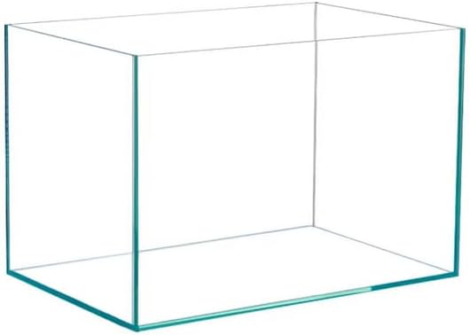 9.5 Gal Rimless Low Iron Glass Aquarium Tank, (17.7" L × 11" W × 11.8" H/ 45cm x 28cm x 30cm), 5mm Thickness Standard Jointed