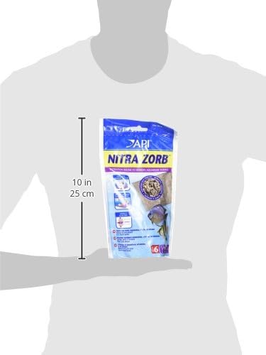 API NITRA-ZORB SIZE 6 Aquarium Canister Filter Filtration Pouch 1-Count Bag, Model:110A