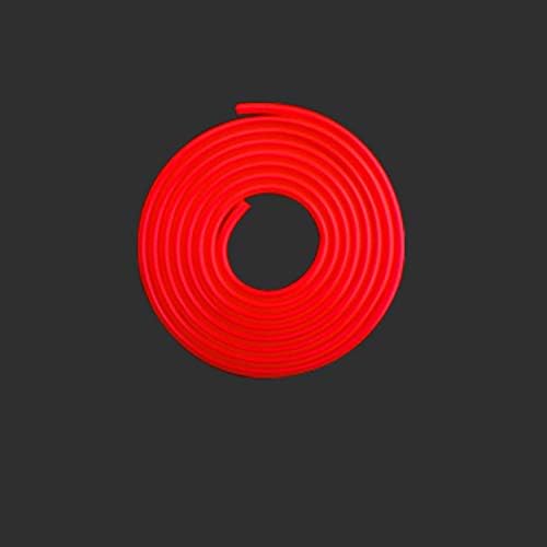Airline Tubing for Aquarium 16.4 Feet Rubber Fish Tank Air Tubing Standard Colorful Aquarium Hose for Air Pump Black Yellow Green Red Blue (Red)